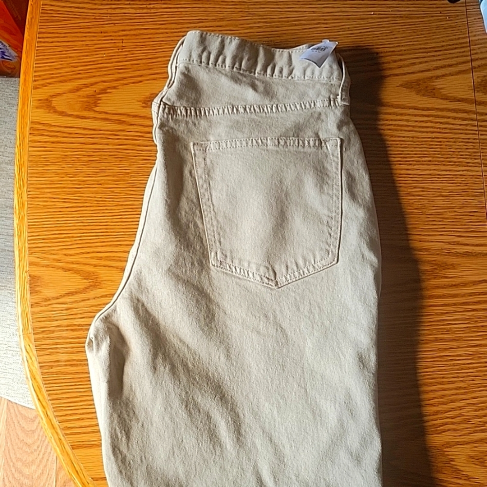 Old Navy tan jeans 38x34